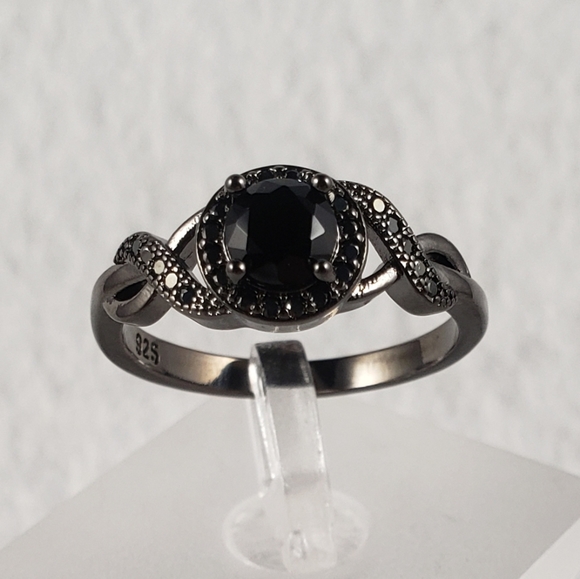 fstepka Jewelry - 18k Over Sterling Black Ring